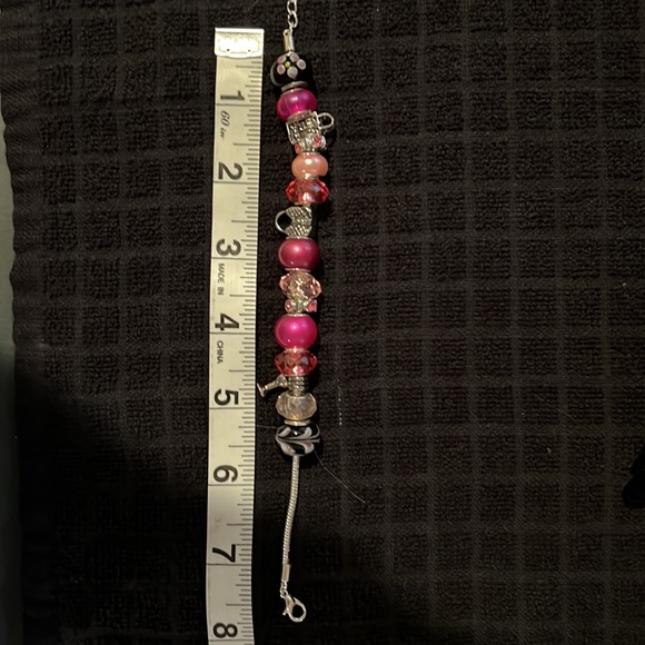 ** 3/$21 **  Mix Match Shop till You Drop Handmade Bracelet - Picture 4 of 6